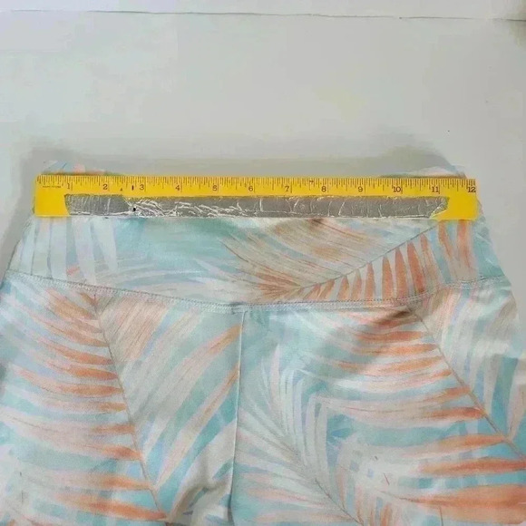 Forever 21 Size Small Pink and Blue Tropical Leggings Yoga Leggings - Picture 7 of 7